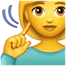 Deaf Woman Emoji 🧏‍♀️ image - WhatsApp style
