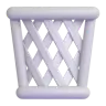 wastebasket Emoji 🗑 image - Microsoft 3D Fluent style