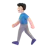 Man Walking: Light Skin Tone