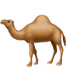 Emoji Dromedario Cammello 🐪 image - Apple style