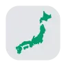 Schattenbild von Japan Emoji 🗾 image - Tossface style