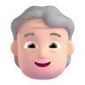 Older Person: Light Skin Tone Emoji 🧓🏻 image - Microsoft 3D Fluent style