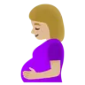 Pregnant Woman: Medium-Light Skin Tone Emoji 🤰🏼 image - Google Noto Color style