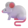 Souris Emoji 🐁 image - Microsoft 3D Fluent style
