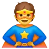 Emoji Supereroe 🦸 image - Samsung style
