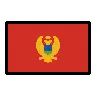 Flag: Montenegro Emoji 🇲🇪 image - OpenMoji style