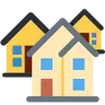Hausgebäude Emoji 🏘 image - Twitter / X (Twemoji) style