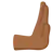Rightwards Pushing Hand: Medium-Dark Skin Tone
