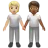 People Holding Hands: Medium-Light Skin Tone, Medium-Dark Skin Tone
