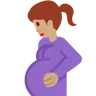 Pregnant Woman: Medium Skin Tone Emoji 🤰🏽 image - Twitter / X (Twemoji) style