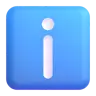 जानकारी का श्रोत Emoji ℹ image - Microsoft 3D Fluent style