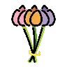ช่อดอกไม้ Emoji 💐 image - OpenMoji style