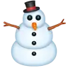 Snowman Without Snow Emoji ⛄ image - WhatsApp style