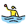Woman Playing Water Polo Emoji 🤽‍♀️ image - OpenMoji style