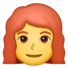 Woman: Red Hair Emoji 👩‍🦰 image - Samsung style