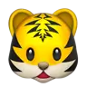 หน้าเสือ Emoji 🐯 image - Apple style