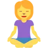 Woman In Lotus Position Emoji 🧘‍♀️ image - Twitter / X (Twemoji) style