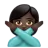 Person Gesturing No: Dark Skin Tone