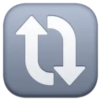 Clockwise Vertical Arrows Emoji 🔃 image - Facebook Meta style