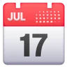 Calendar Emoji 📅 image - Samsung style
