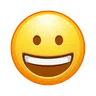 Emoji Grinning Face 😀 image - Telegram style