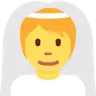 Эмодзи Невеста с вуалью 👰 image - Twitter / X (Twemoji) style