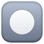 Эмодзи Чёрный круг (запись) ⏺ image - Facebook Meta style