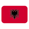 Flag: Albania Emoji 🇦🇱 image - Tossface style
