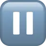 Pause Button Emoji ⏸ image - Apple style
