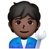Mechanic: Dark Skin Tone Emoji 🧑🏿‍🔧 image - Samsung style
