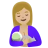 Breast-Feeding: Medium-Light Skin Tone Emoji 🤱🏼 image - Google Noto Color style