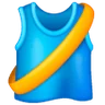 Emoji Running Shirt with Sash 🎽 image - Samsung style