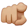 Index Pointing At The Viewer: Medium-Light Skin Tone Emoji 🫵🏼 image - WhatsApp style