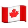 Flag: Canada Emoji 🇨🇦 image - Apple style