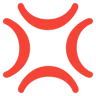 Anger Symbol Emoji 💢 image - Google Noto Color style