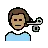 Man Getting Haircut: Medium Skin Tone