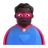 Man Superhero: Dark Skin Tone