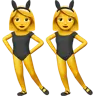 Women With Bunny Ears Emoji 👯‍♀️ image - Apple style