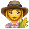 Woman Farmer Emoji 👩‍🌾 image - WhatsApp style
