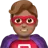 Man Superhero: Medium Skin Tone