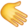 Rightwards Hand Emoji 🫱 image - WhatsApp style