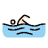 Person Swimming: Light Skin Tone Emoji 🏊🏻 image - OpenMoji style