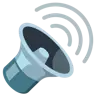 ลำโพงสามคลื่นเสียง Emoji 🔊 image - Google Noto Color style