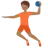 Person Playing Handball: Medium-Dark Skin Tone