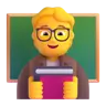 Teacher Emoji 🧑‍🏫 image - Microsoft 3D Fluent style