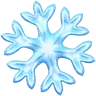 Snowflake Emoji ❄ image - Apple style