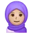 Woman With Headscarf: Medium-Light Skin Tone