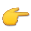 Backhand Index Pointing Right