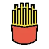 Emoji Patatine fritte 🍟 image - OpenMoji style