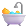 Person Taking Bath Emoji 🛀 image - Microsoft 3D Fluent style